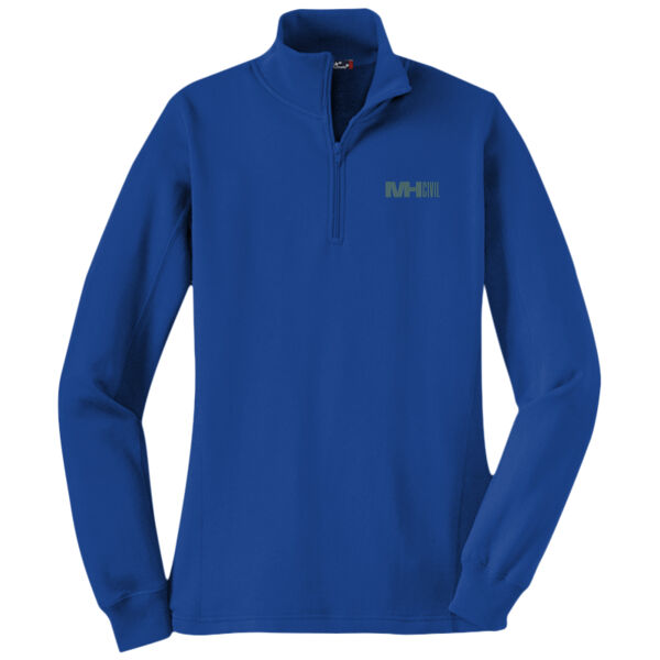   - Ladies 1/4 Zip Sweatshirt Thumbnail